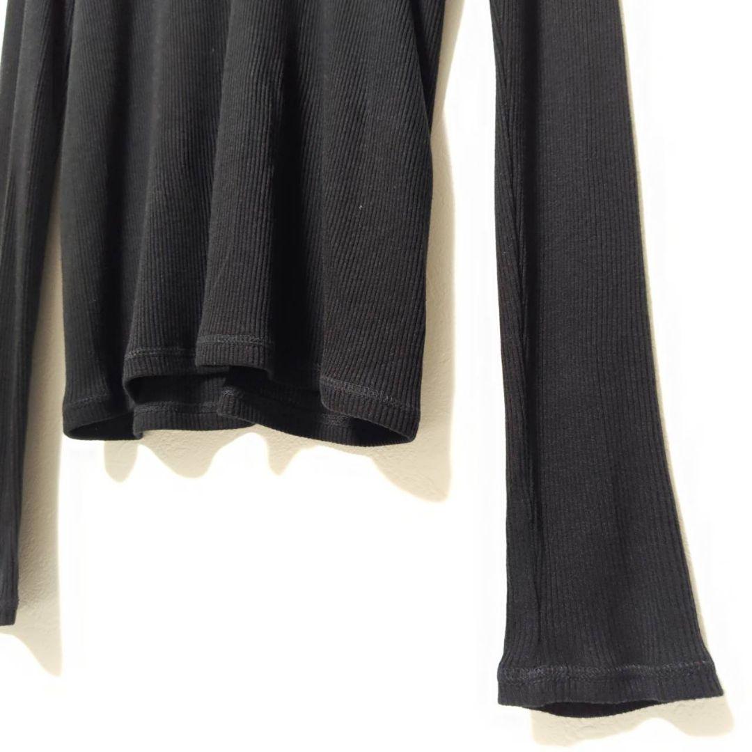 エブリデイ アイ ライク カシミア混 テレコ ロングスリーブプルオーバー F 黒