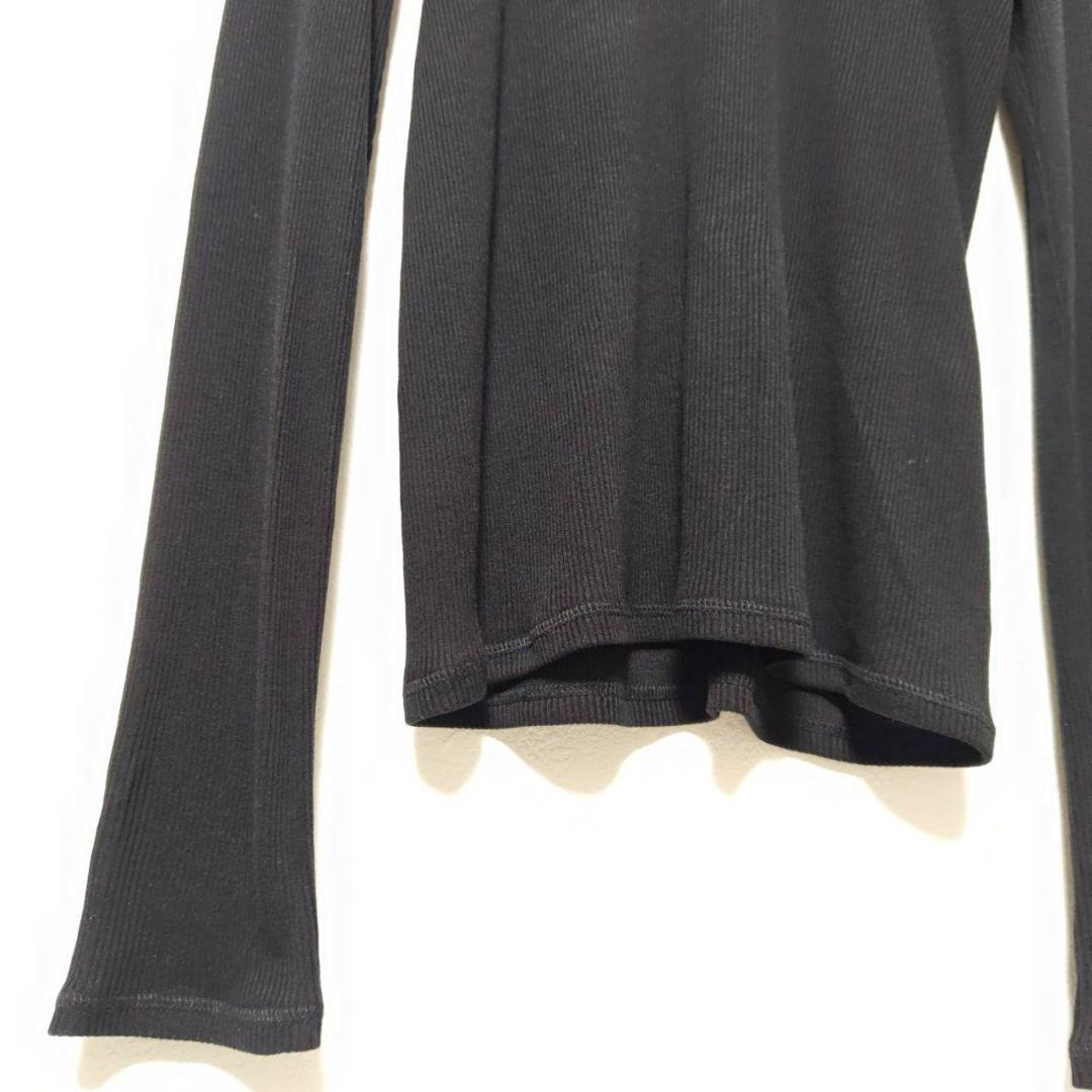 エブリデイ アイ ライク カシミア混 テレコ ロングスリーブプルオーバー F 黒