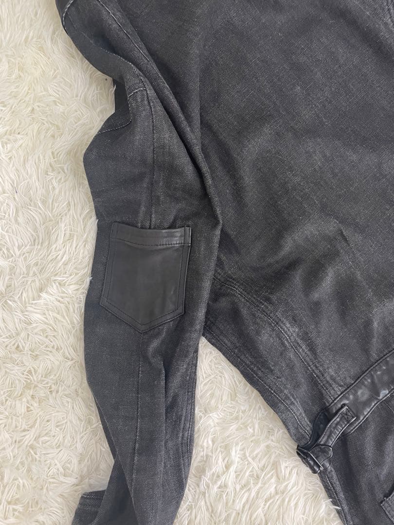 BACKLASH バックラッシュ デニム オールインワン ツナギ つなぎ 黒L