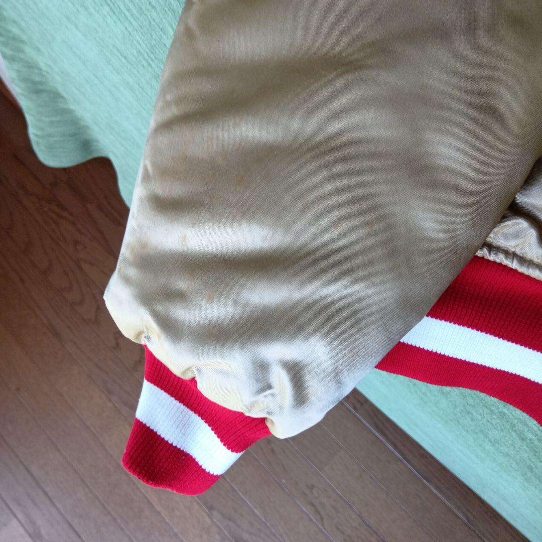 NFL 49ers　90sリバーシブル スタジャン　スターター製　Lサイズ