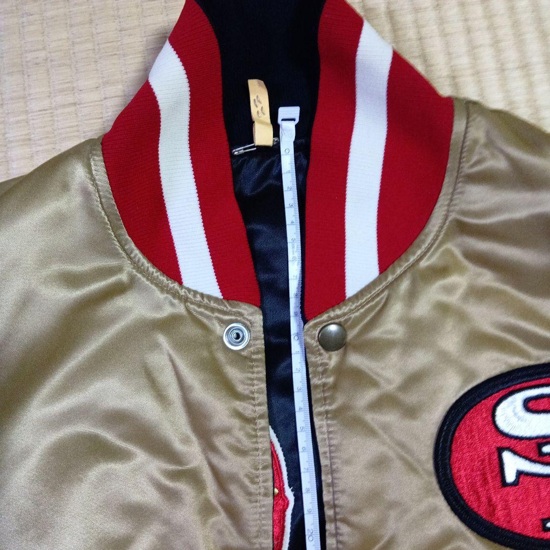 NFL 49ers　90sリバーシブル スタジャン　スターター製　Lサイズ