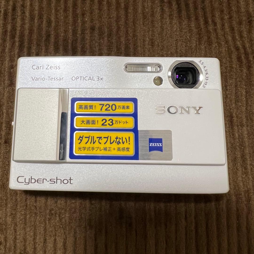 【ほぼ新品】SONY Cyber-shot DSC-T10 デジタルカメラ白