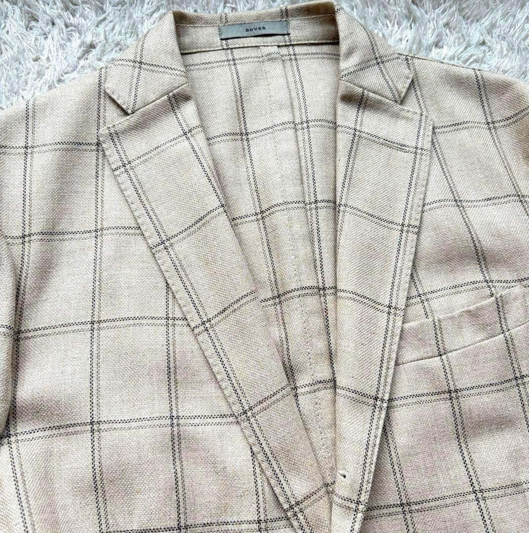 BOGLIOLI DOVER ウインドウペーンチェック 【48】シルク混合