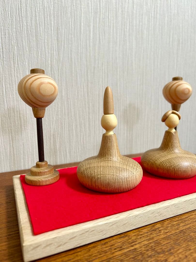 雛人形　ひな祭り　三浦木地　新品　未使用　木製　北欧　クラフト作家