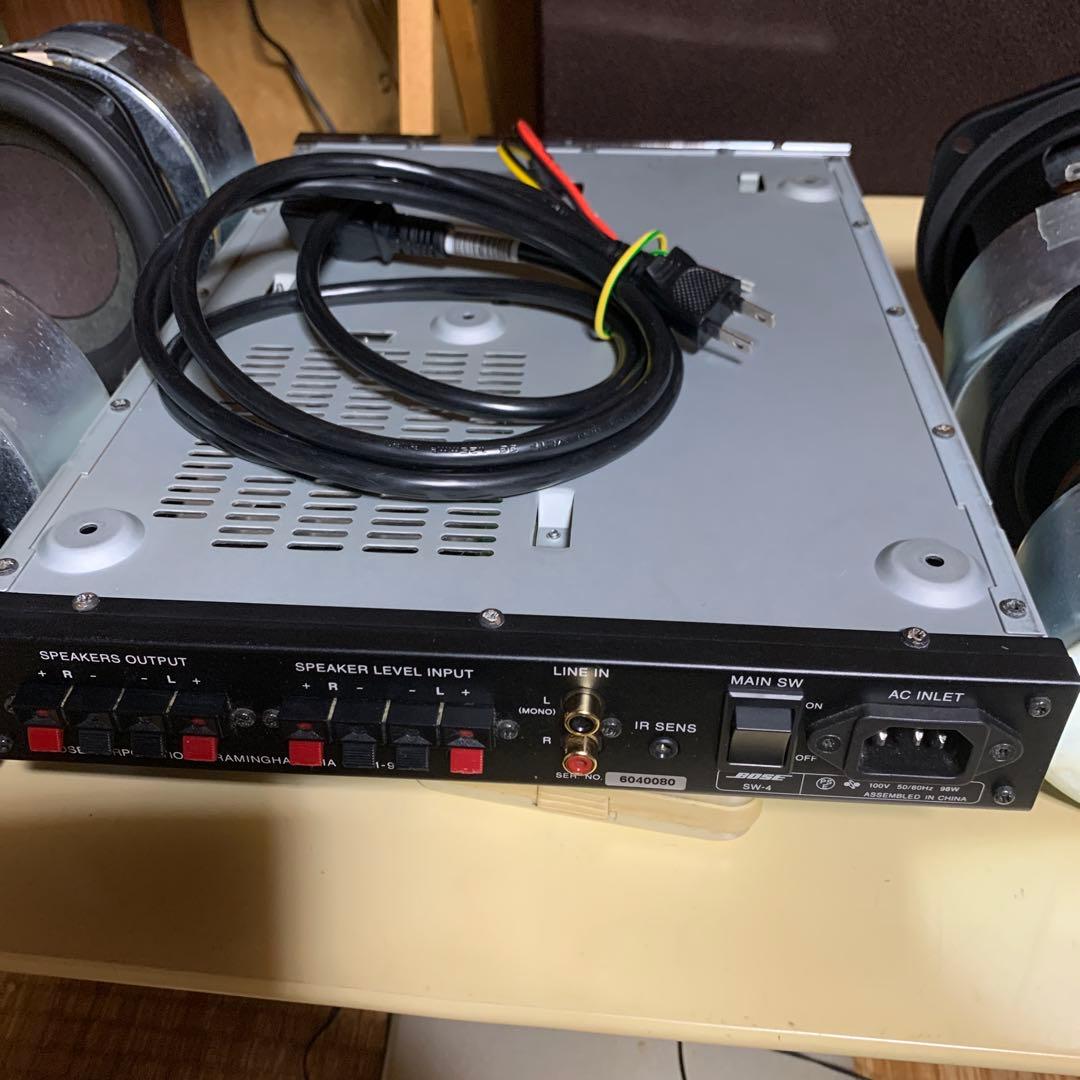 Bose、アンプ、スピーカー