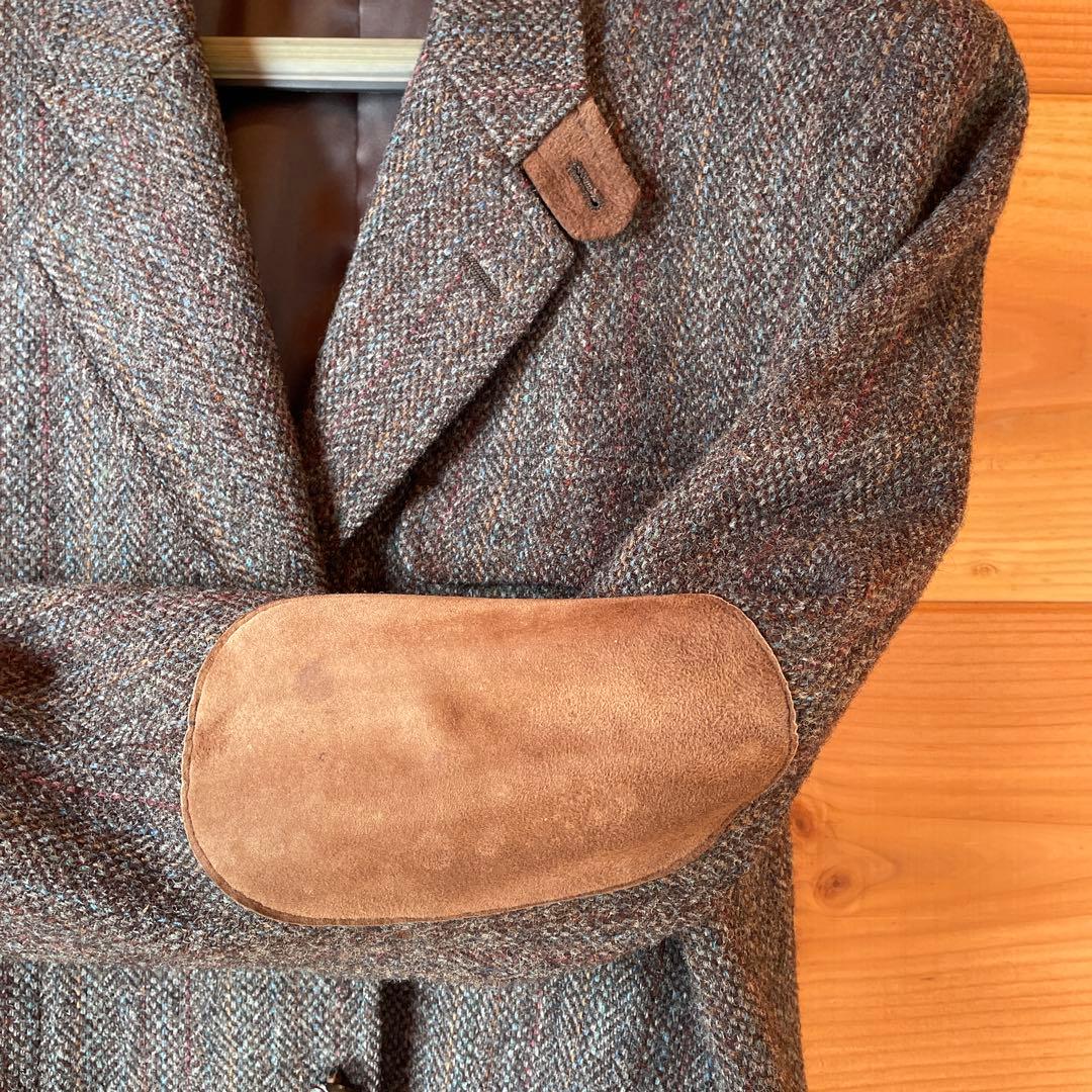 【Fox FIRE製】Harris Tweed テーラードジャケット 肘当て付き