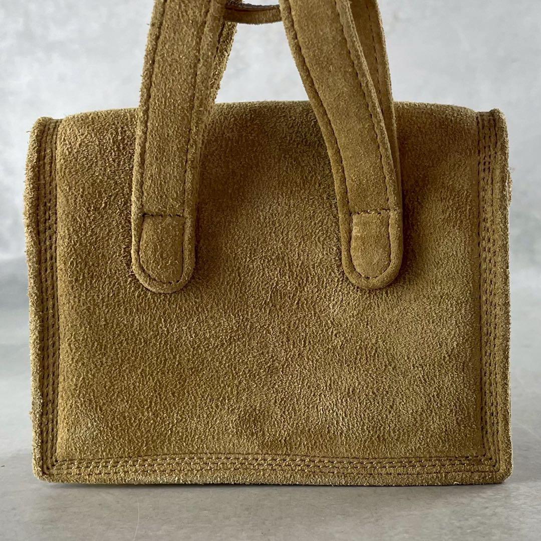 超希少 美品✨LOEWE 2wayミニウエストバッグ アナグラム スエード 総柄