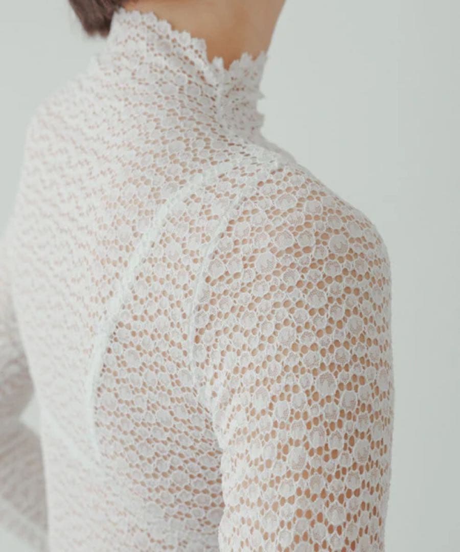 Yo biotop レースロングスリーブトップス