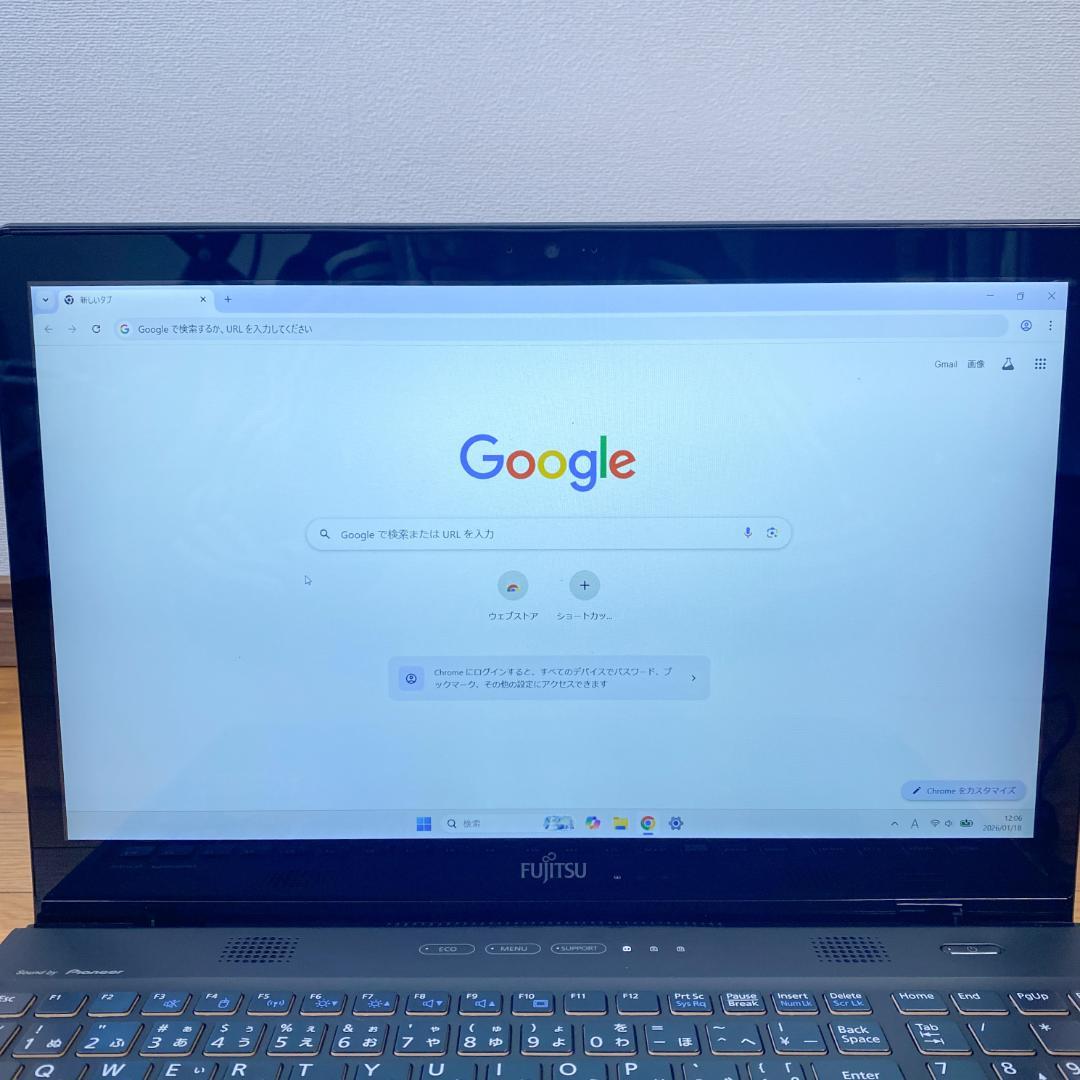 オフィス2021✨4コアi7 メモリ16 SSD480 富士通ノートパソコン