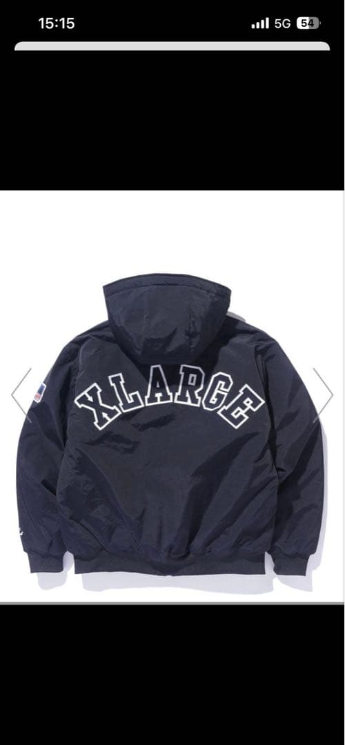 A*a様 XLARGE フード付きジャケット ネイビー