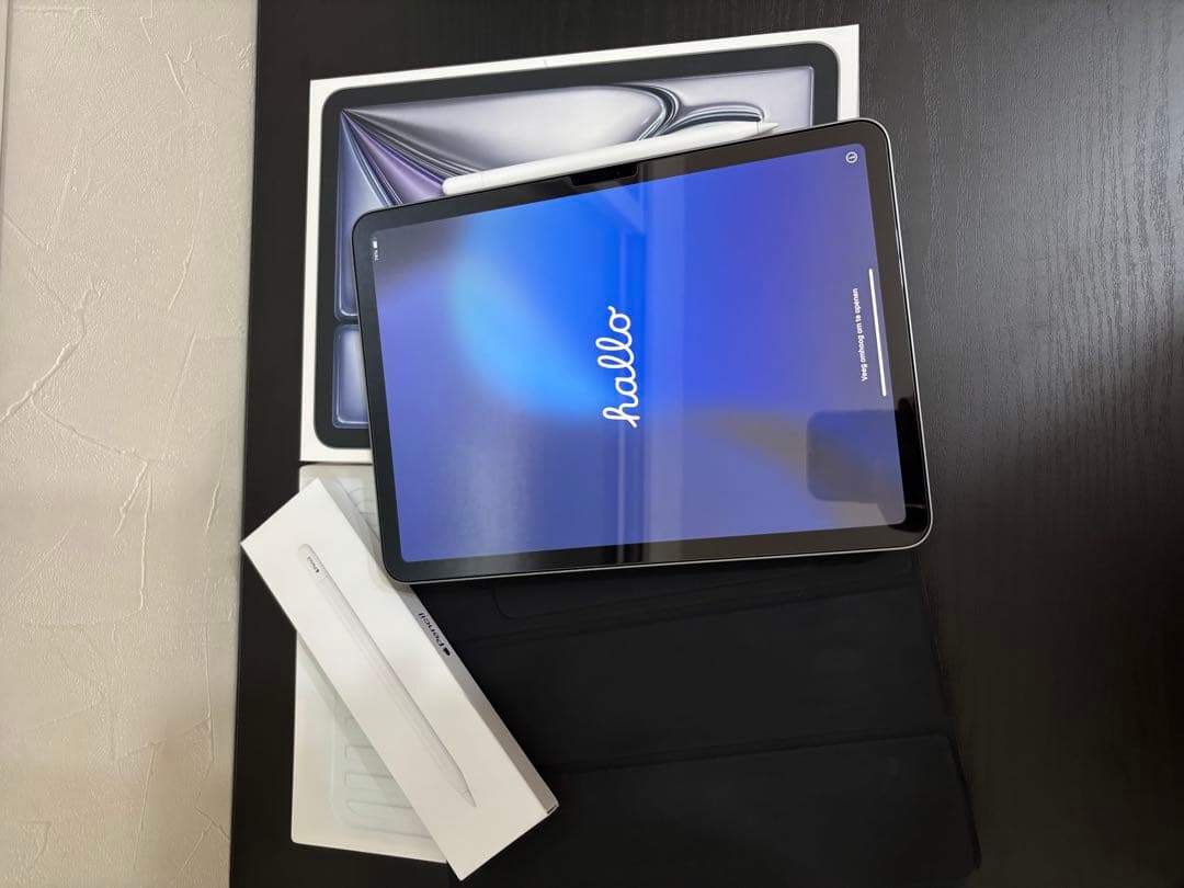 [美品] iPad Air M2 + Appleペンシル + ケース付き