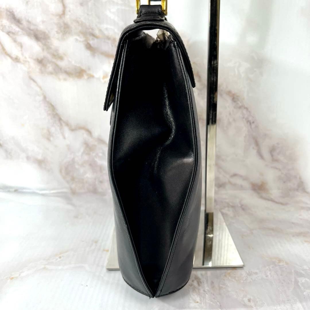 【美品】GIVENCHY フォーマルバッグ 4Gロゴ 冠婚葬祭 レザー ブラック