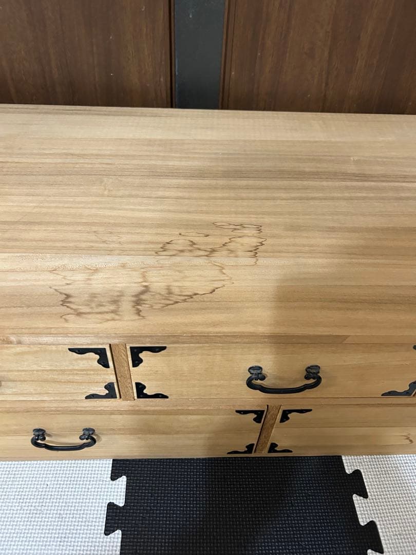 桐たんす　箪笥　2段　和服　着物　押入れ収納