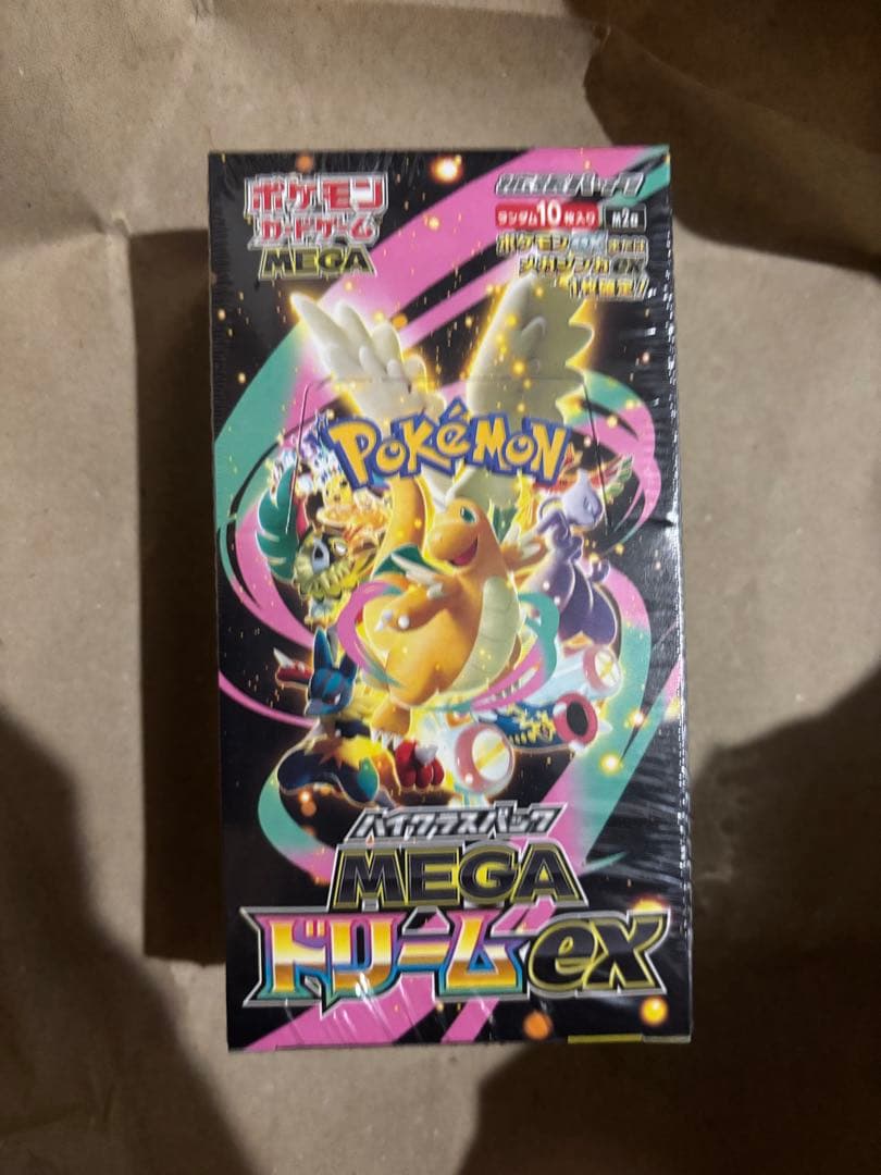 ポケモンカードゲーム MEGA ドリームex 未開封BOX シュリンク付き