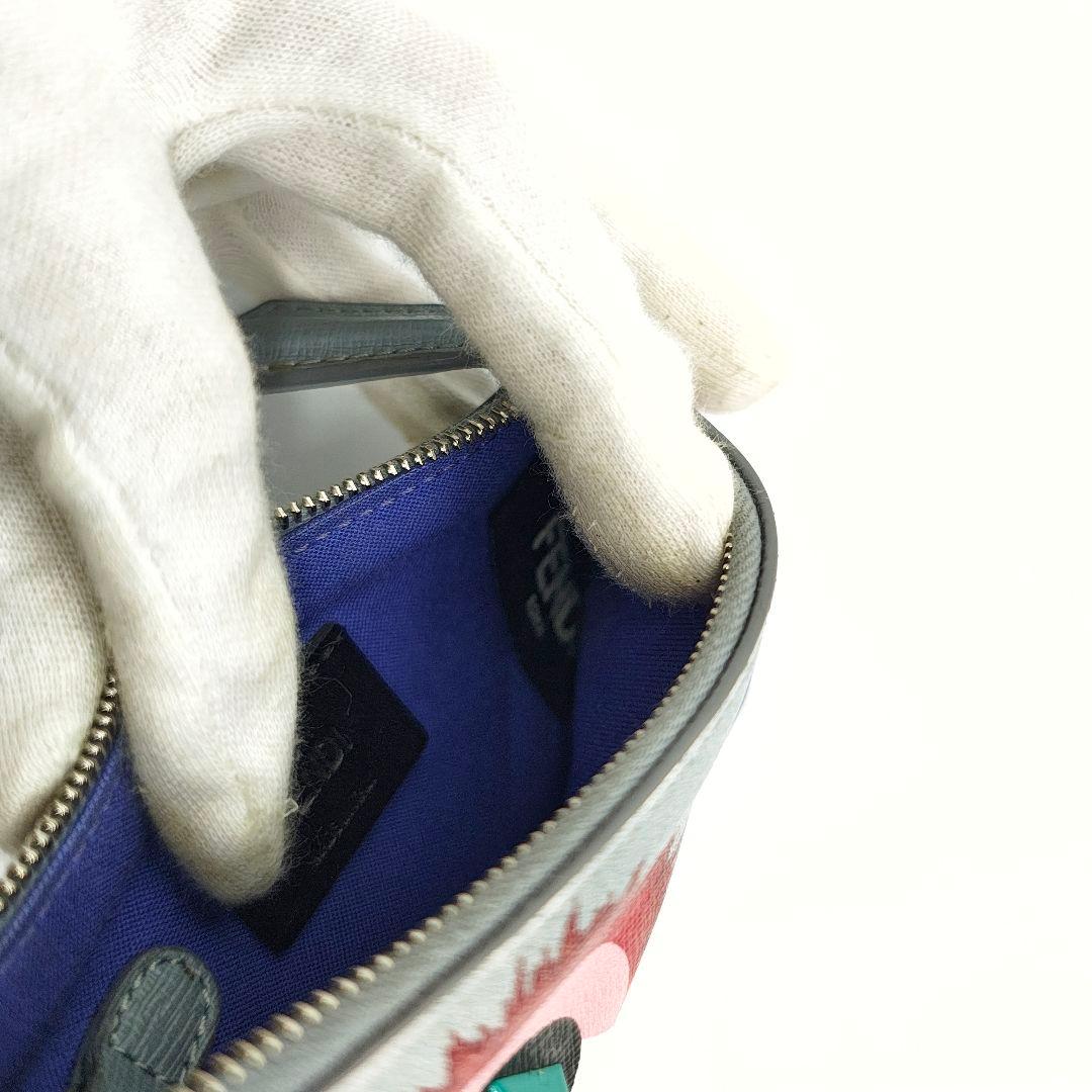 美品 FENDI モンスター キーリングケース カードケース