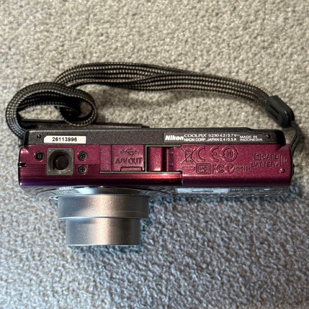美品 Nikon coolpix S230 バッテリーx2個付き