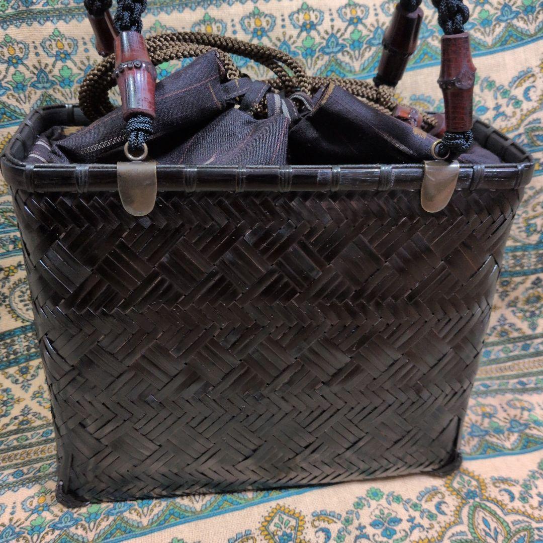 NoriP　公長斎小菅　竹公長　かごバッグ