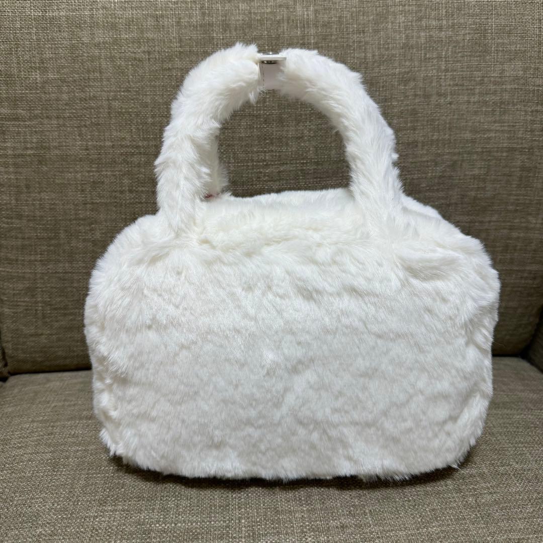 FURFUR エコファースクエアボストンバッグ IVR