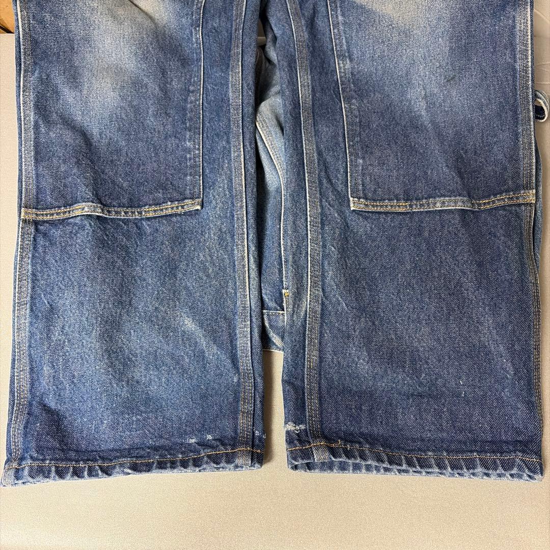 W38xL30 カーハート デニムペインターパンツ ダブルニー メキシコ製 ⑤