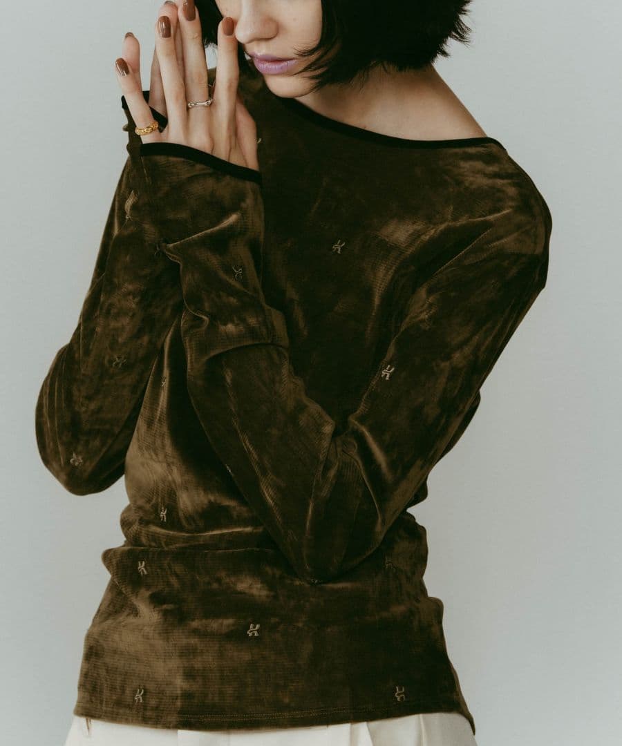 トップス Knuth Marf sheer velour top