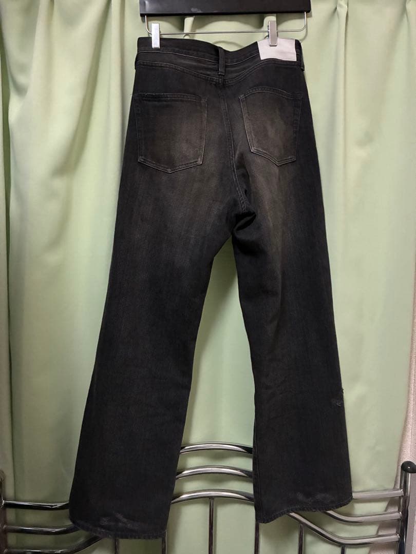 新作シュタインssstein 26SS LOOSE DENIM JEANS黒XS