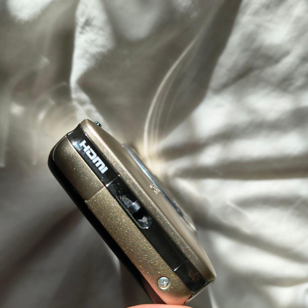 名機 SONY サイバーショット DSC-WX30｜オールドコンデジ　ゴールド