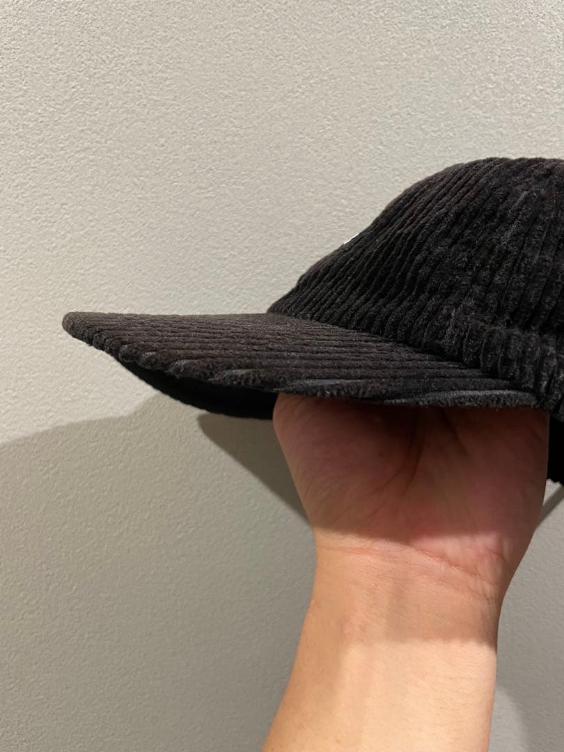 Supreme コーデュロイ ブラックキャップ　ボックスロゴ