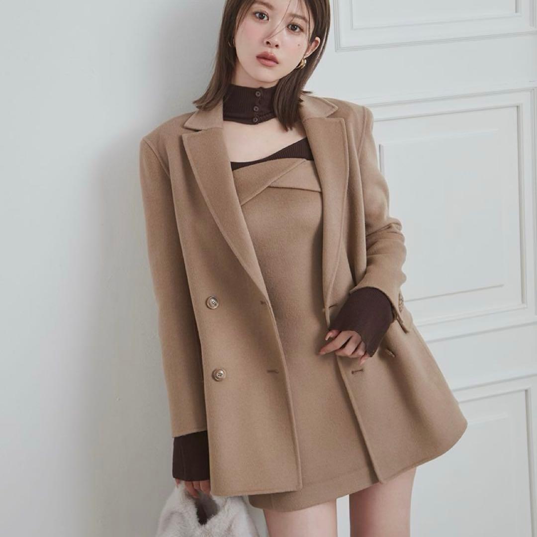 【最終値下げ】SNIDEL 25AW新作　テーラーリバージャケット