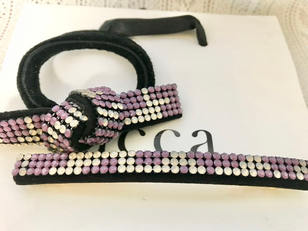 新品未使用2点セットacca限定販売バレッタ&ゴム ヘアアクセサリークリップ