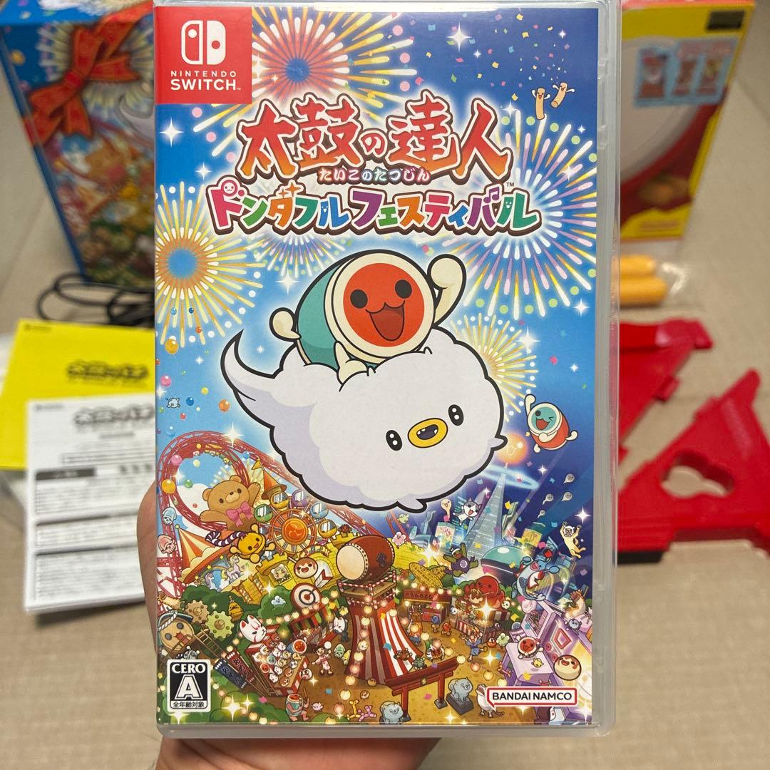 太鼓の達人 ドンダフルフェスティバル　 ソフト・太鼓・バチのセット