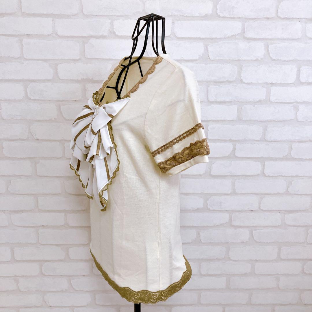 お*い様 axes femmeアクシーズファム♡ビッグリボン半袖カットソー　Bi