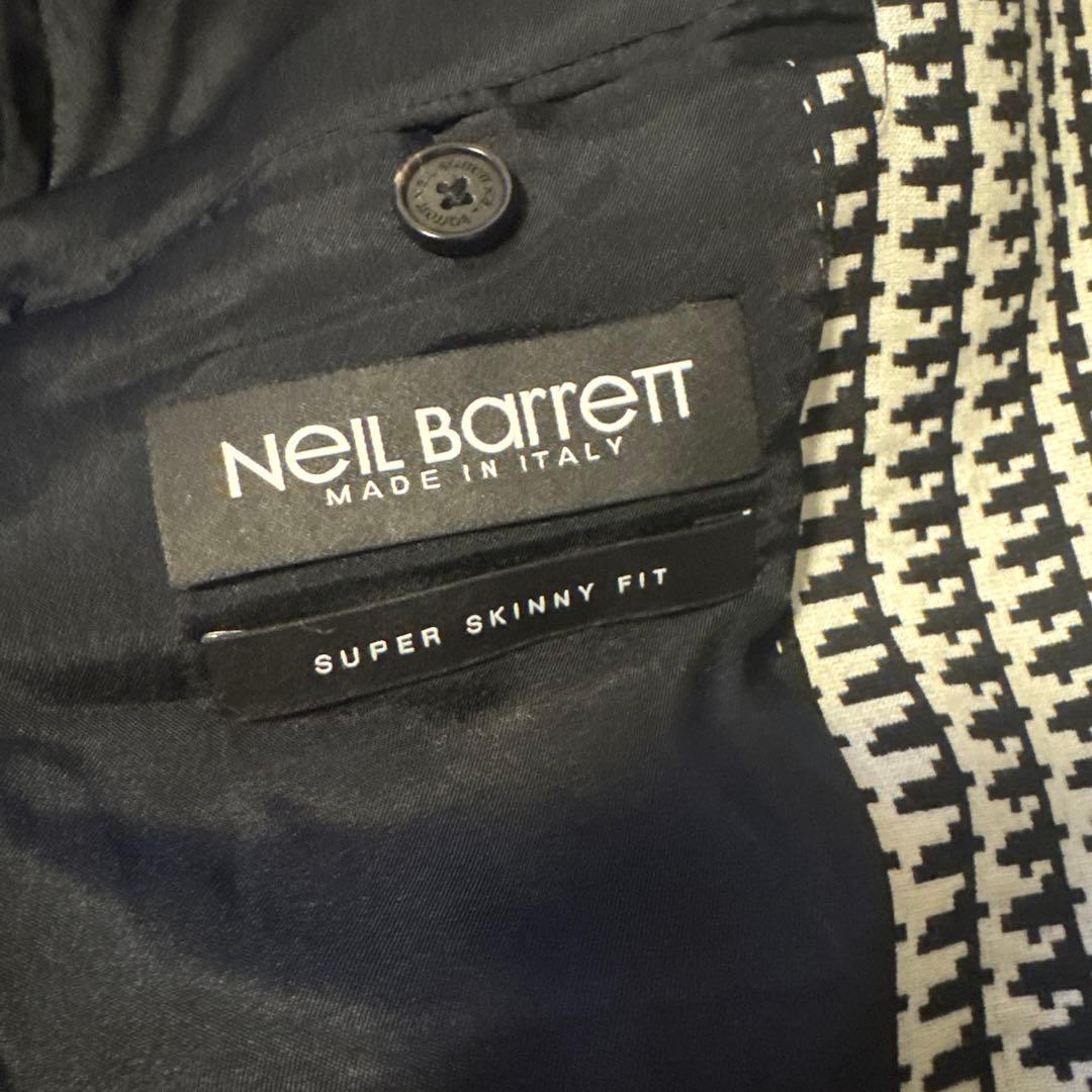 NEIL BARRETT ニールバレットハウンドトゥースジャケット