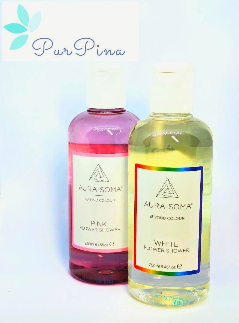 オーラソーマ　フラワーシャワーホワイト＆ピンク　各250ml　フラワーエッセンス