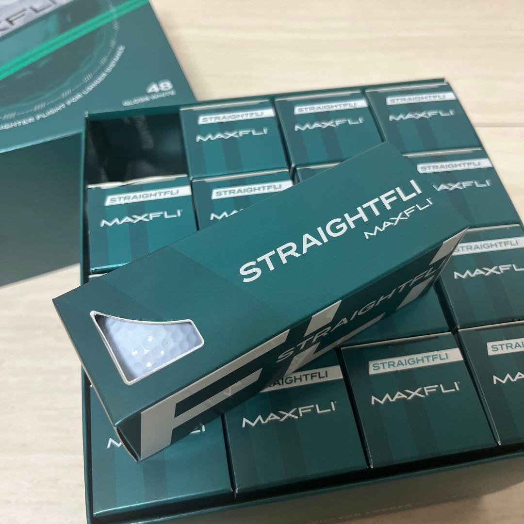 MAXFLI STRAIGHTFLI ゴルフボール 48個入り