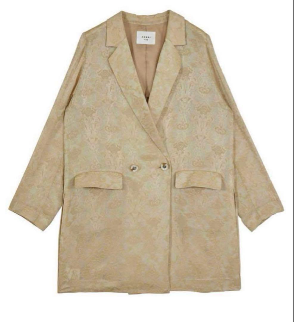 AMERI MEDI ALICIA JACQUARD JACKET アイボリー