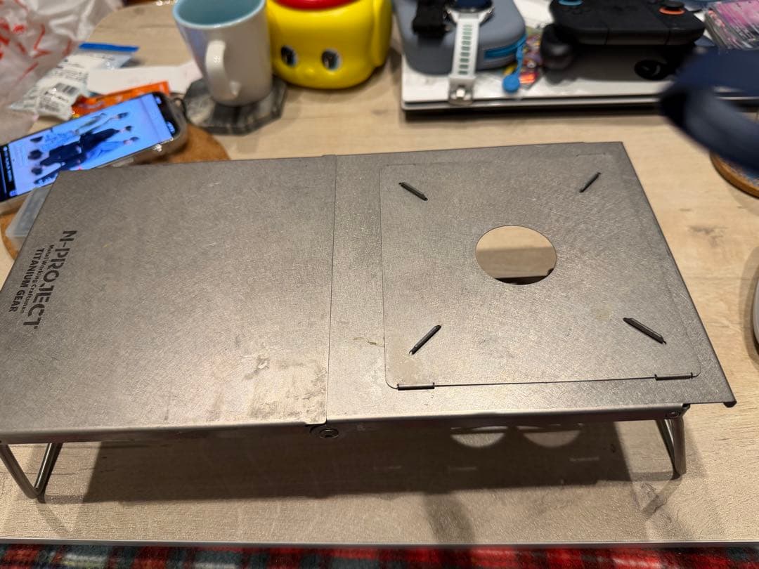 N-PROJECT OD缶専用フルチタン遮熱テーブル