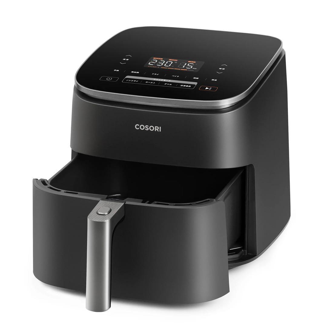 極美品　COSORI ノンフライヤー ブラック　6ℓ