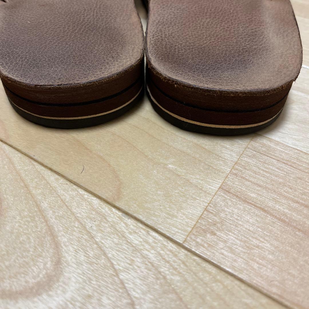 レインボーサンダル　ラグジュアリーレザー　ダブルレイヤー