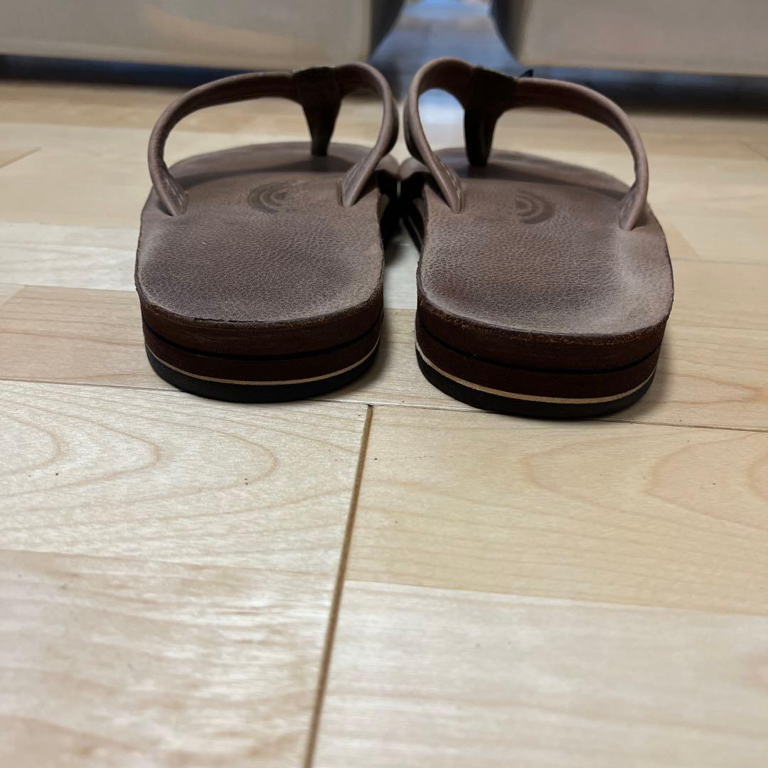 レインボーサンダル　ラグジュアリーレザー　ダブルレイヤー