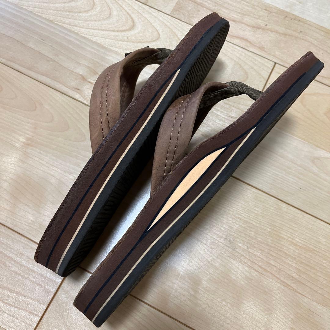 レインボーサンダル　ラグジュアリーレザー　ダブルレイヤー