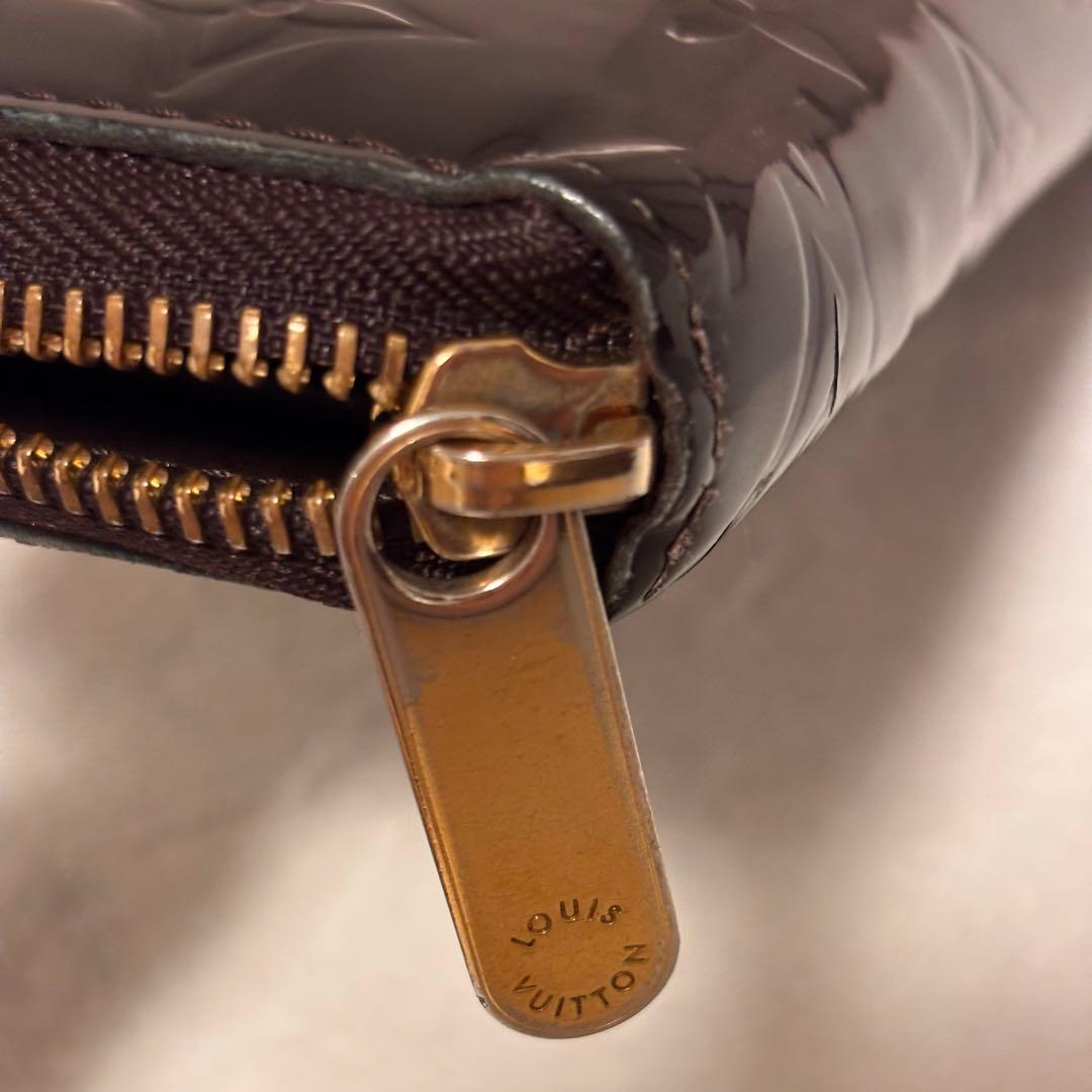 Louis Vuitton ヴェルニ長財布 パープル