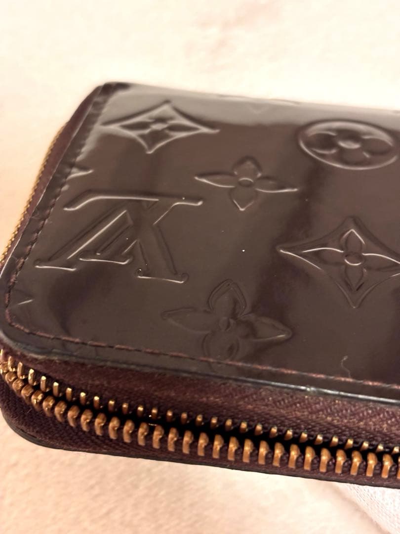 Louis Vuitton ヴェルニ長財布 パープル