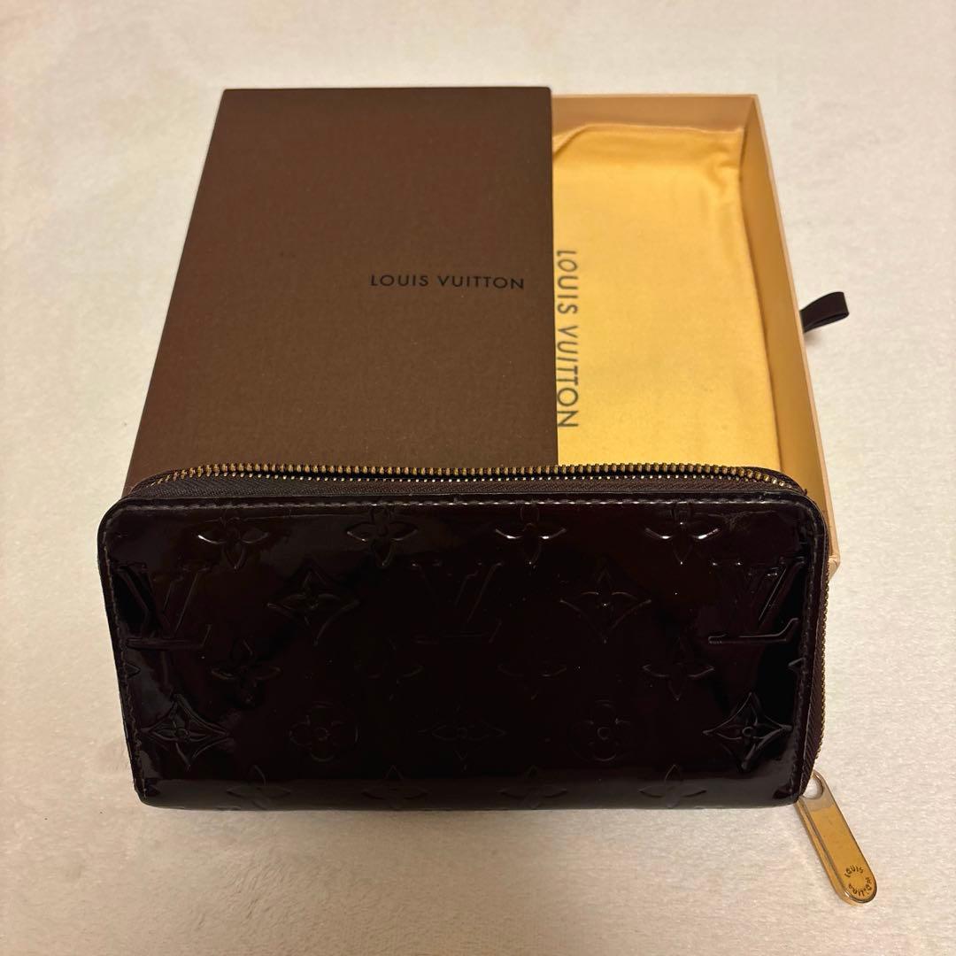 Louis Vuitton ヴェルニ長財布 パープル