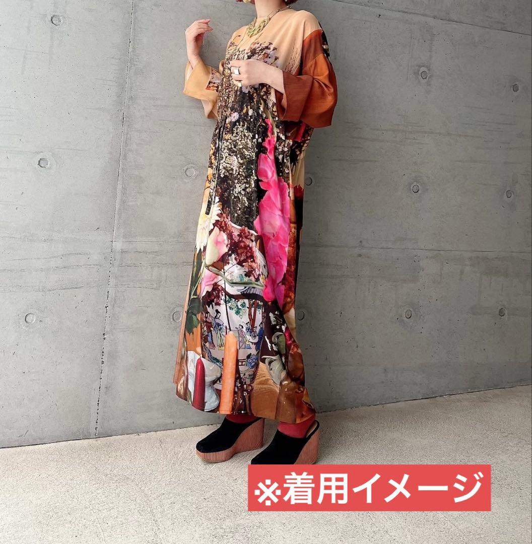 ※売約済み　ANNTIAN シルク100%ワンピース