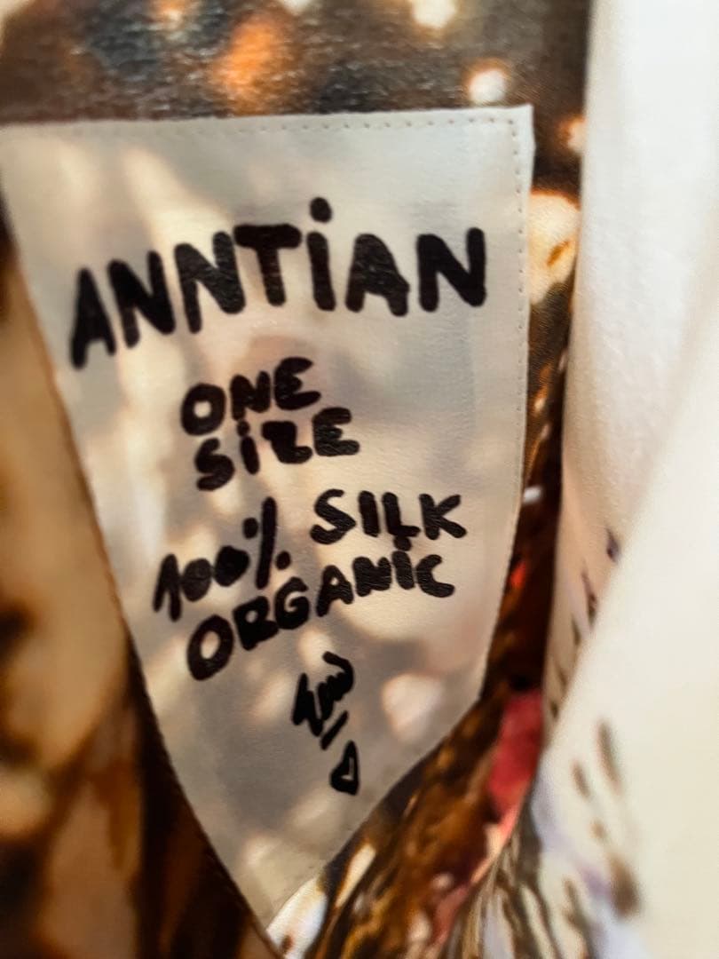 ※売約済み　ANNTIAN シルク100%ワンピース