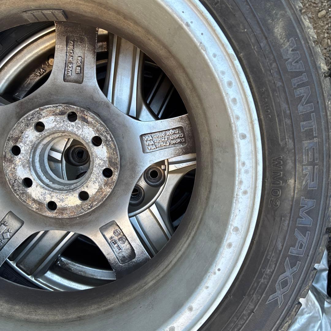 DUNLOP 185/55R15 タイヤ・ホイール4本セット スタッドレス