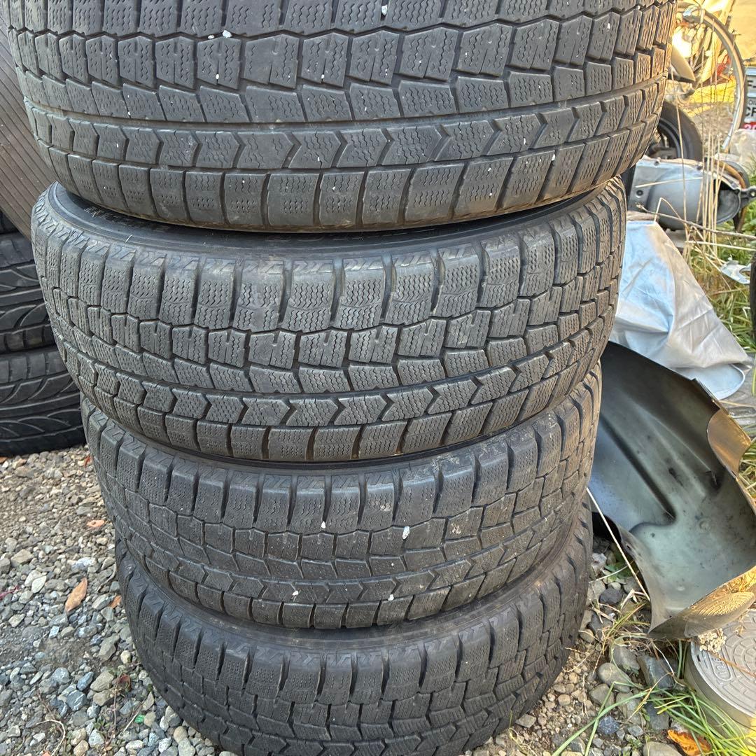 DUNLOP 185/55R15 タイヤ・ホイール4本セット スタッドレス