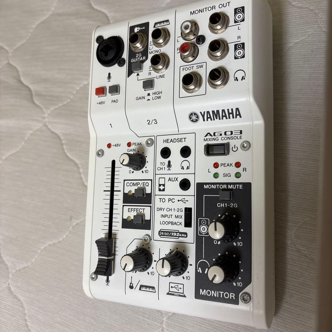 YAMAHA AG03 ミキサー　オーディオインターフェース