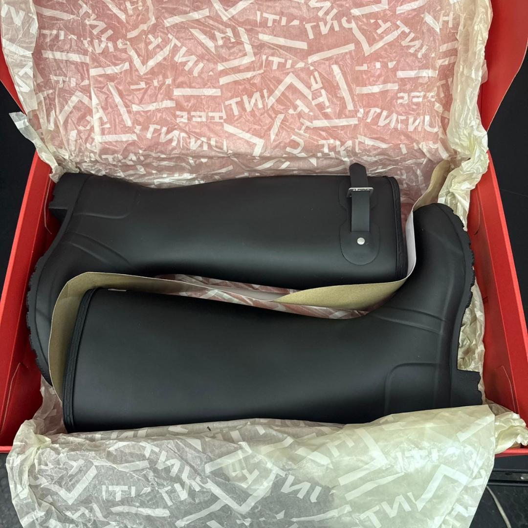 ☆未使用　HUNTER　レインブーツ　オリジナルツアー WFT2210RMA