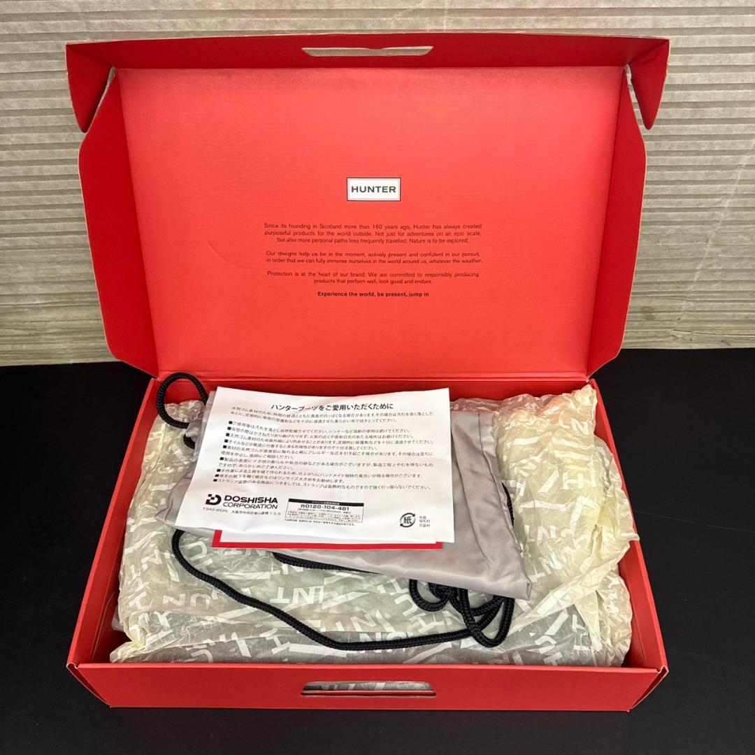 ☆未使用　HUNTER　レインブーツ　オリジナルツアー WFT2210RMA
